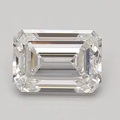 1.26ct D VS2 Rare Carat Ideal Cut Emerald Lab Grown Diamond