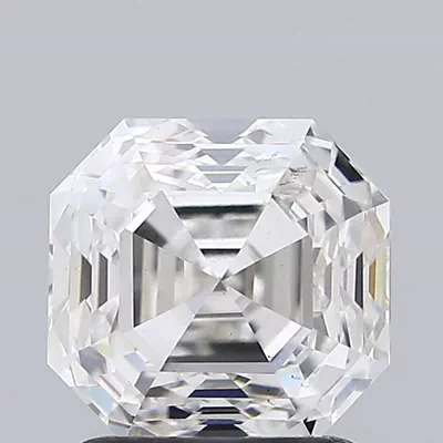 2.12ct G VS2 Very Good Cut Asscher Lab Grown Diamond