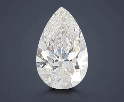 3.04ct F VS1 Rare Carat Ideal Cut Pear Lab Grown Diamond