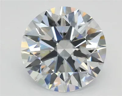 2.58ct D VS1 Rare Carat Ideal Cut Round Lab Grown Diamond