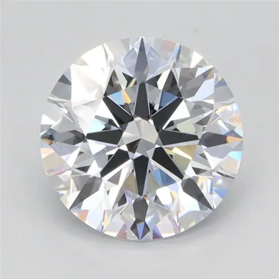 3.01ct F VS1 Rare Carat Ideal Cut Round Lab Grown Diamond
