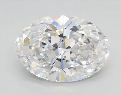 3.03ct E VS2 Rare Carat Ideal Cut Oval Lab Grown Diamond