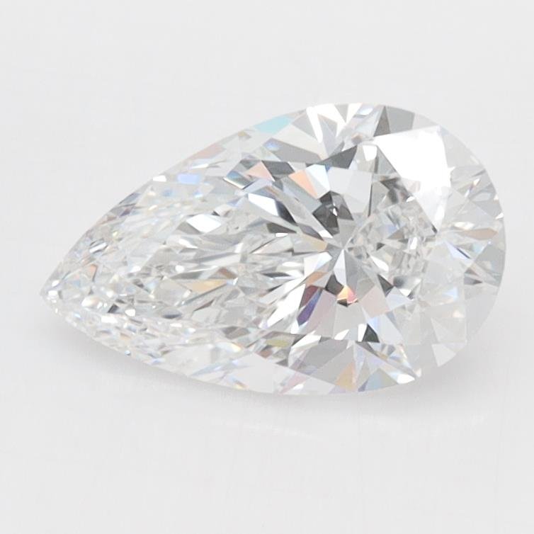 1.09ct D VVS1 Rare Carat Ideal Cut Pear Lab Grown Diamond