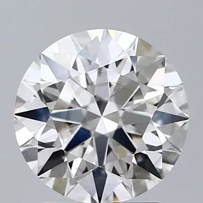 2.67ct E SI1 Rare Carat Ideal Cut Round Lab Grown Diamond