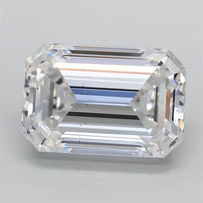 3.10ct D VS1 Rare Carat Ideal Cut Emerald Lab Grown Diamond