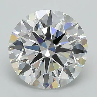 1.57ct E VVS2 Rare Carat Ideal Cut Round Lab Grown Diamond