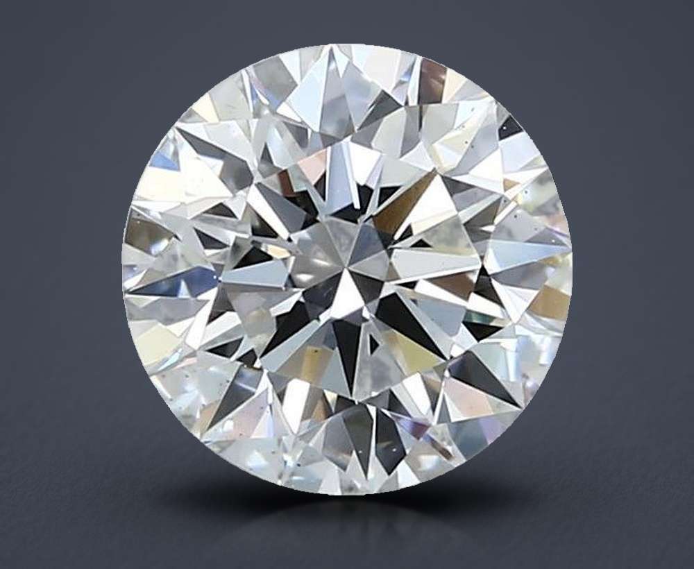 2.03ct E VS2 Rare Carat Ideal Cut Round Lab Grown Diamond