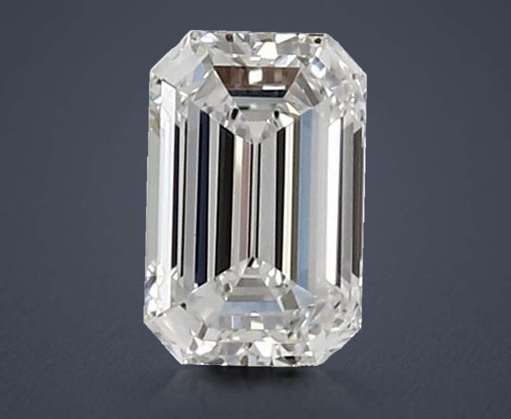 0.94ct E VS1 Rare Carat Ideal Cut Emerald Lab Grown Diamond