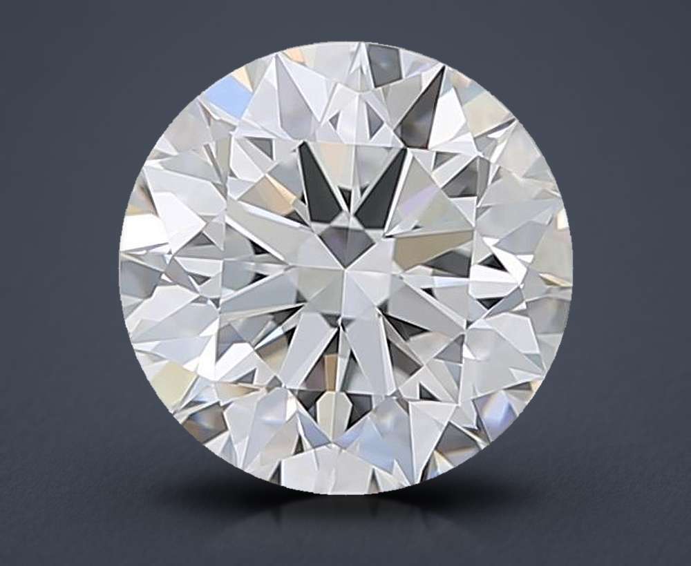 1.28ct D FL Rare Carat Ideal Cut Round Diamond