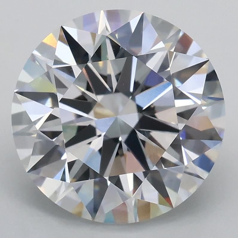 3.09ct E VS1 Rare Carat Ideal Cut Round Lab Grown Diamond