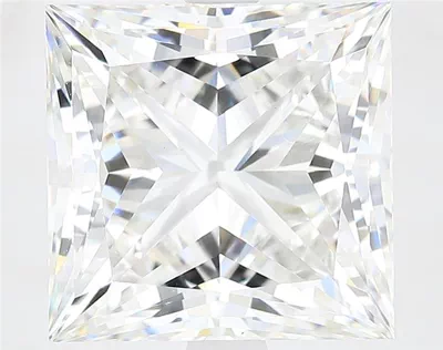 5.11ct G VS1 Rare Carat Ideal Cut Princess Lab Grown Diamond