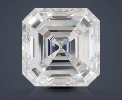 6.09ct F VVS2 Very Good Cut Asscher Lab Grown Diamond