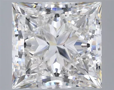 10.02ct F VS1 Rare Carat Ideal Cut Princess Lab Grown Diamond