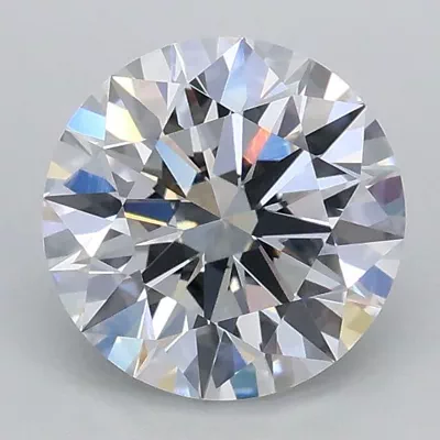 1.24ct D VVS2 Rare Carat Ideal Cut Round Lab Grown Diamond