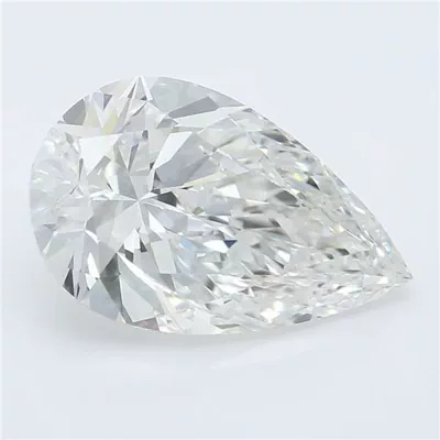 2.12ct F VS1 Rare Carat Ideal Cut Pear Lab Grown Diamond