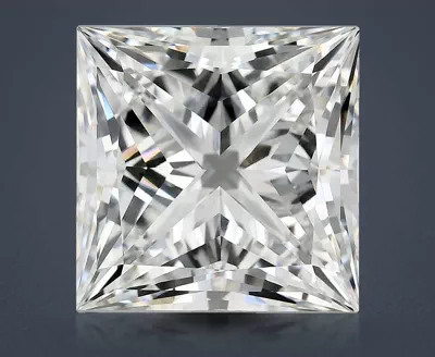 11.87ct F VVS2 Rare Carat Ideal Cut Princess Lab Grown Diamond