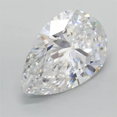 2.09ct D VS1 Rare Carat Ideal Cut Pear Lab Grown Diamond