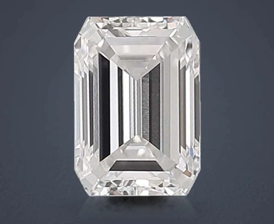 1.50ct F IF Rare Carat Ideal Cut Emerald Lab Grown Diamond