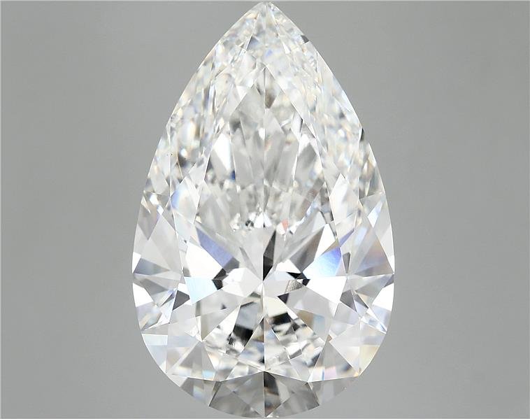 12.13ct E VS1 Rare Carat Ideal Cut Pear Lab Grown Diamond