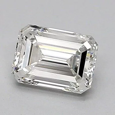 0.50ct H VS1 Rare Carat Ideal Cut Emerald Diamond