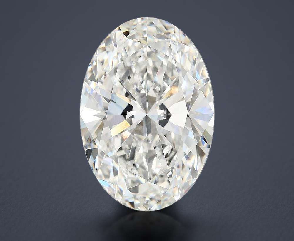 12.31ct F VS1 Rare Carat Ideal Cut Oval Lab Grown Diamond