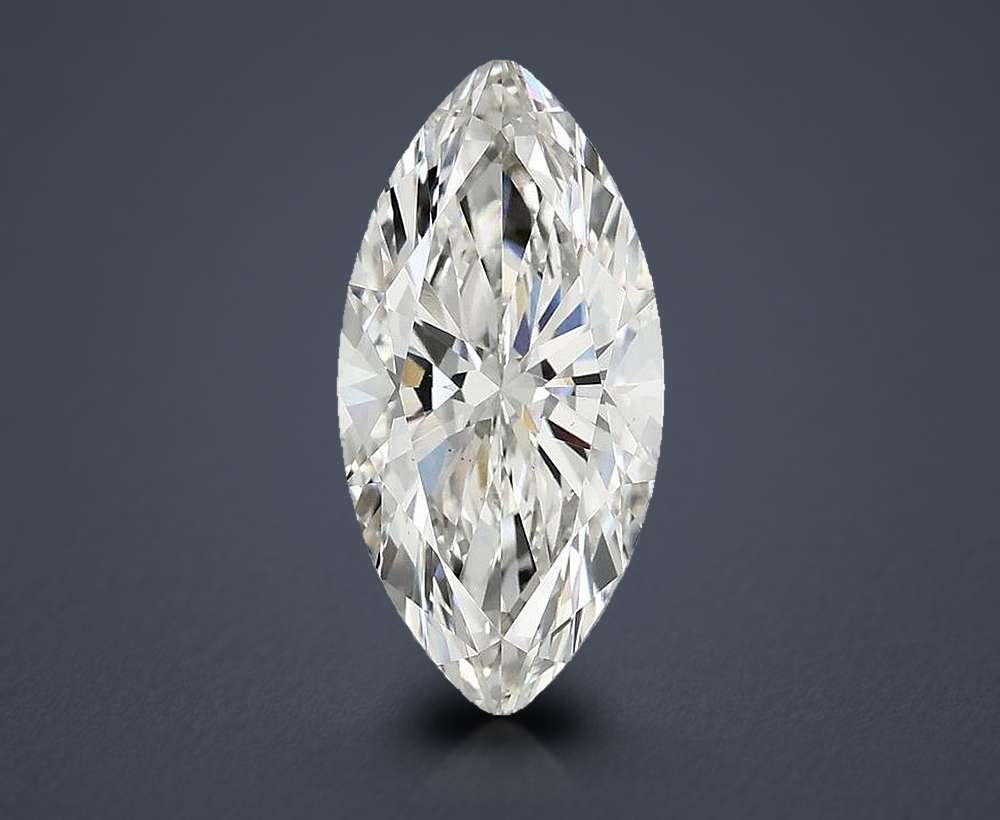 3.02ct G VS2 Rare Carat Ideal Cut Marquise Lab Grown Diamond