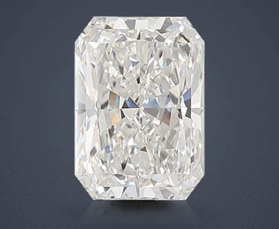6.59ct F VVS2 Rare Carat Ideal Cut Radiant Lab Grown Diamond