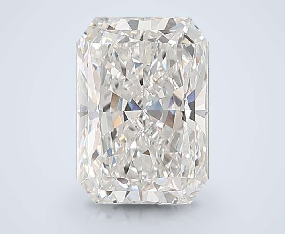 6.59ct F VVS2 Rare Carat Ideal Cut Radiant Lab Grown Diamond