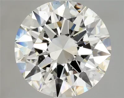 3.01ct G SI1 Rare Carat Ideal Cut Round Diamond