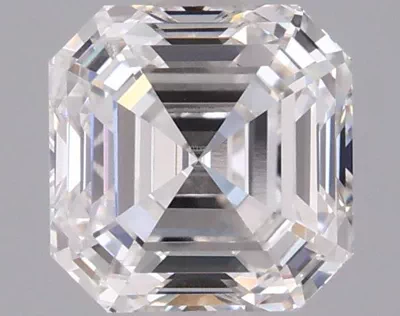 1.58ct E VVS2 Rare Carat Ideal Cut Asscher Lab Grown Diamond