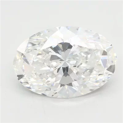 3.09ct F VVS2 Rare Carat Ideal Cut Oval Lab Grown Diamond