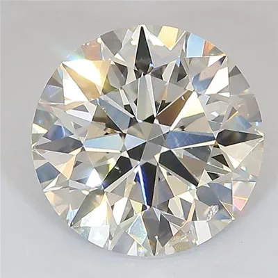 3.10ct J SI1 Rare Carat Ideal Cut Round Lab Grown Diamond