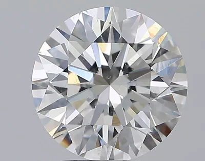 3.01ct G SI1 Rare Carat Ideal Cut Round Diamond