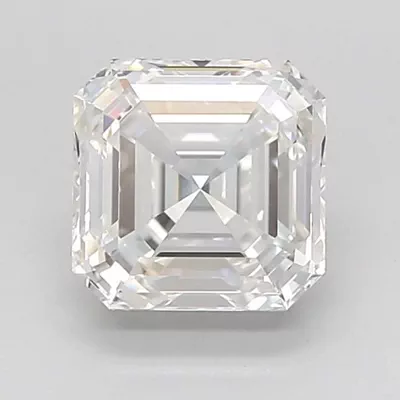 2.07ct F VVS2 Rare Carat Ideal Cut Asscher Lab Grown Diamond