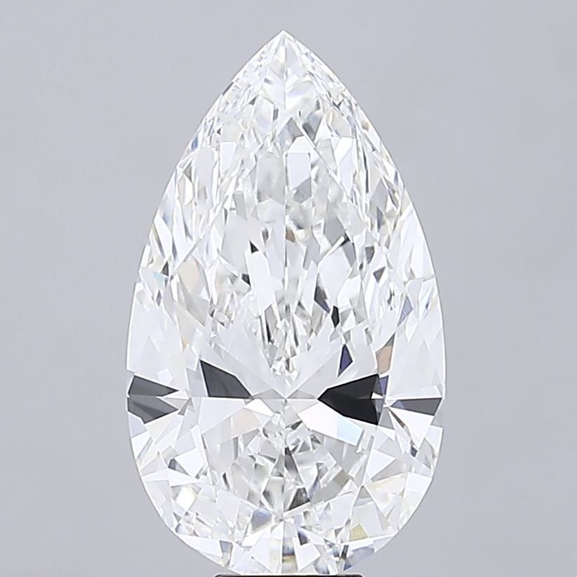 12.08ct F VVS2 Rare Carat Ideal Cut Pear Lab Grown Diamond