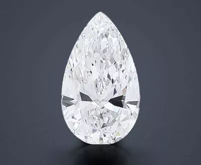 12.08ct F VVS2 Rare Carat Ideal Cut Pear Lab Grown Diamond