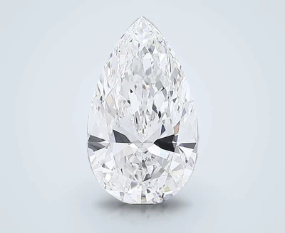 12.08ct F VVS2 Rare Carat Ideal Cut Pear Lab Grown Diamond