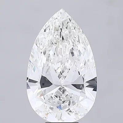 10.09ct F VS1 Rare Carat Ideal Cut Pear Lab Grown Diamond