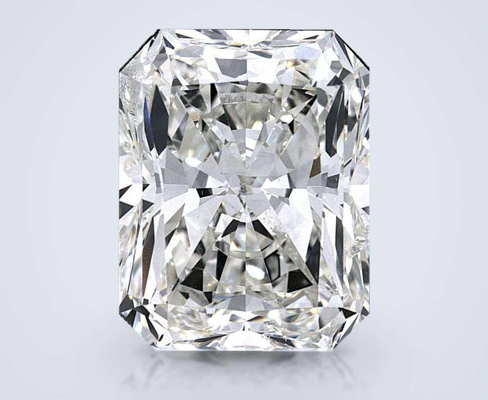 3.02ct J SI2 Very Good Cut Radiant Diamond