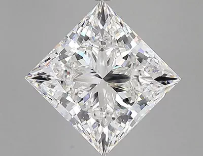 16.57ct F VS1 Rare Carat Ideal Cut Princess Lab Grown Diamond