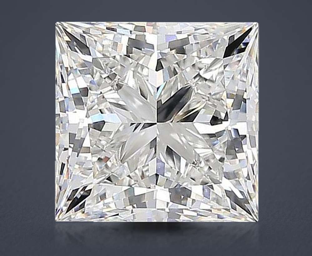 16.57ct F VS1 Rare Carat Ideal Cut Princess Lab Grown Diamond