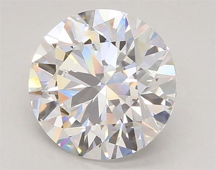 3.04ct F VVS2 Rare Carat Ideal Cut Round Lab Grown Diamond