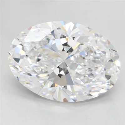 3.02ct D VVS1 Very Good Cut Oval Lab Grown Diamond