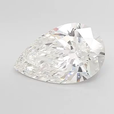 5.05ct G VVS2 Rare Carat Ideal Cut Pear Lab Grown Diamond
