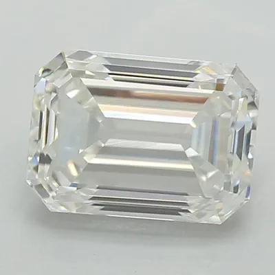 1.04ct F VS1 Excellent Cut Emerald Lab Grown Diamond