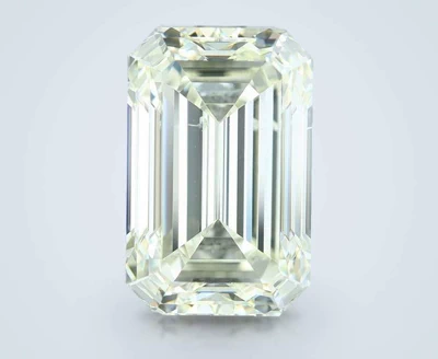 4.04ct K SI1 Rare Carat Ideal Cut Emerald Diamond