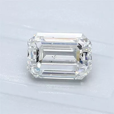 0.90ct F SI2 Very Good Cut Emerald Diamond