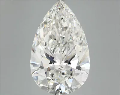 10.88ct F VVS2 Rare Carat Ideal Cut Pear Lab Grown Diamond