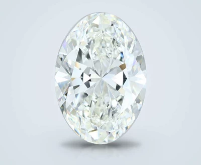 8.12ct H VVS2 Rare Carat Ideal Cut Oval Diamond