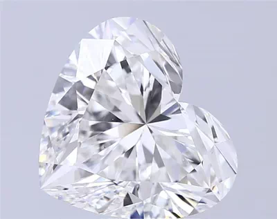 6.02ct E VVS2 Excellent Cut Heart Lab Grown Diamond